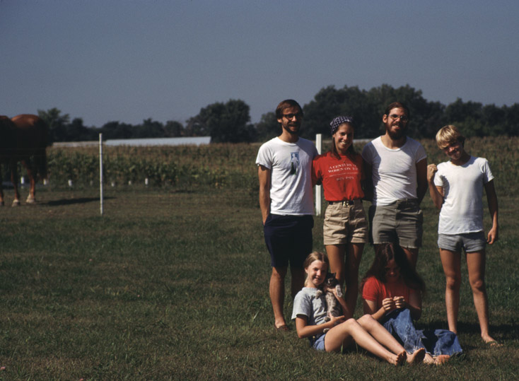 Jeff and kids at newport house09